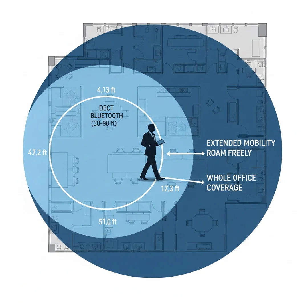 Bluetooth DECT wireless range