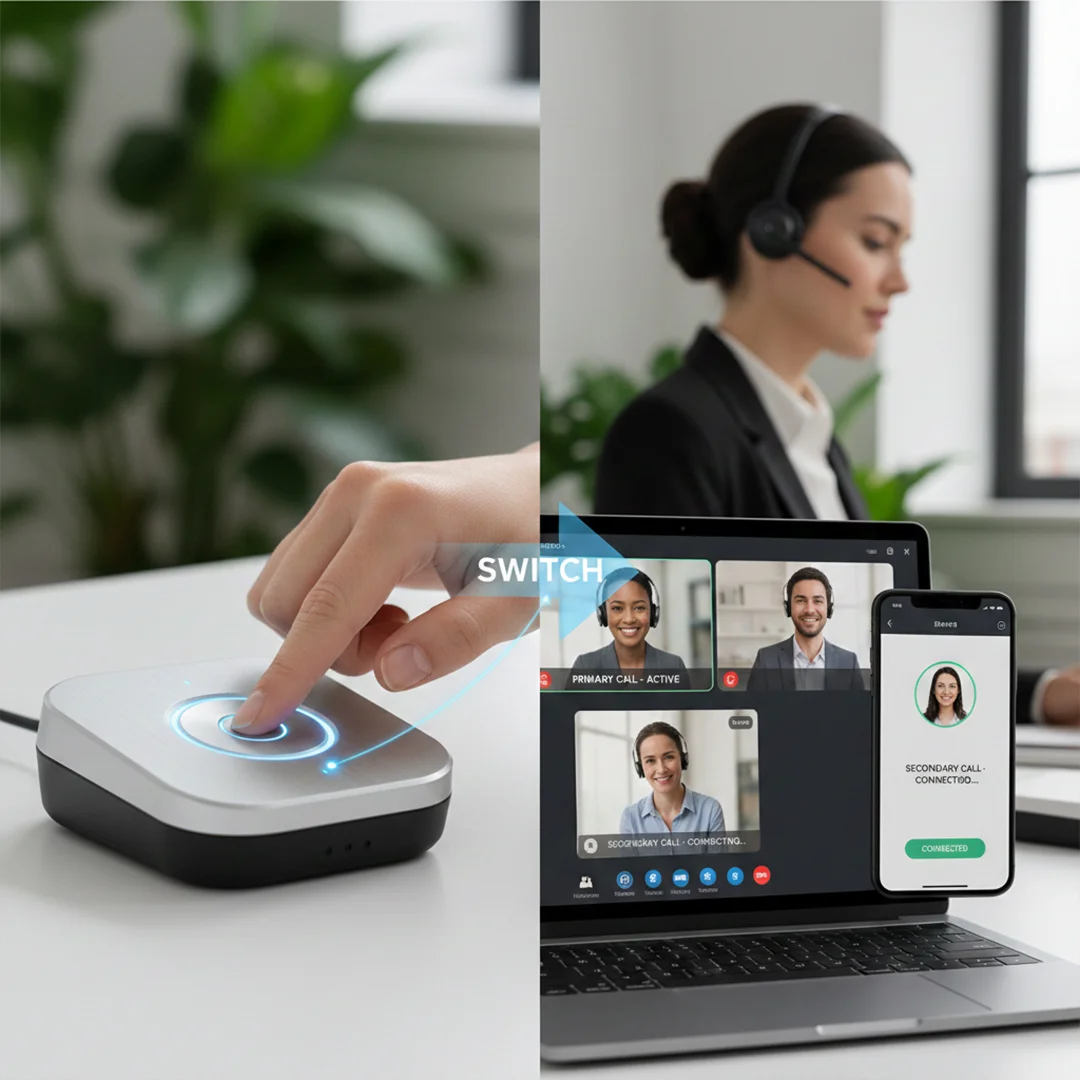 Call switching multiple devices