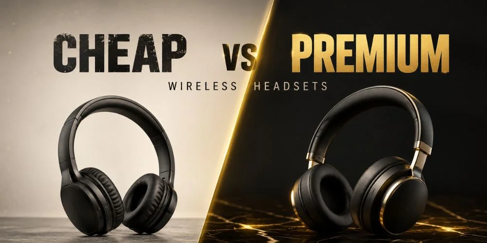 Cheap vs Premium Wireless Headsets Comparison