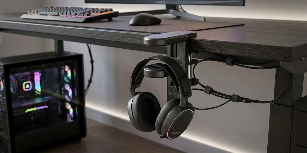 EURPMASK Rotating Headphone Stand