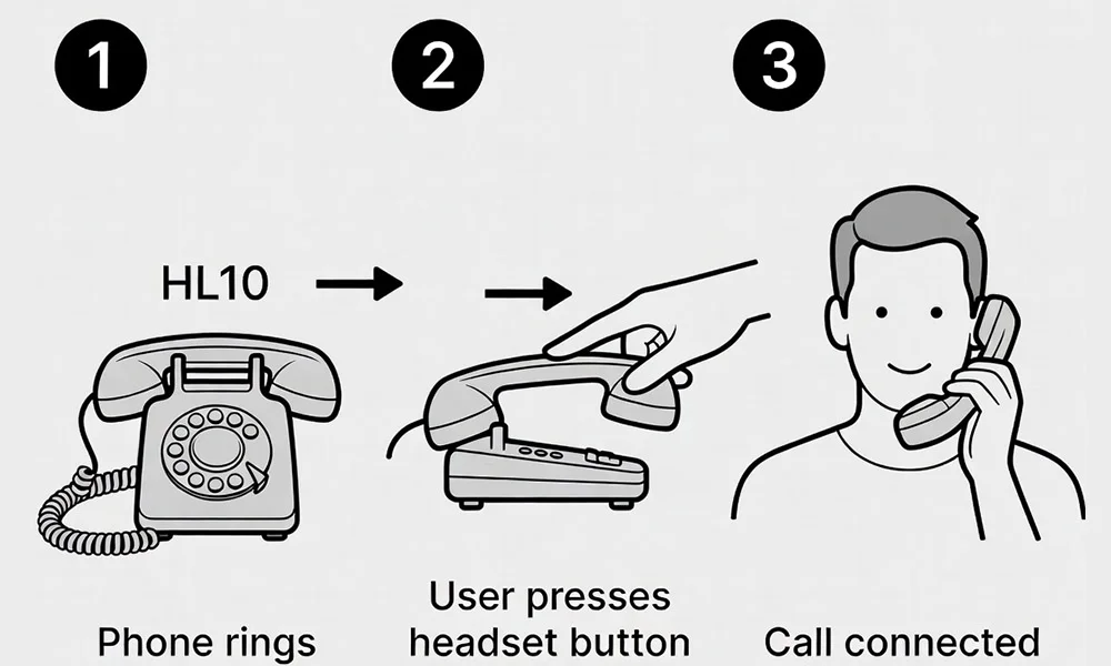 Hand lifter operation sequence