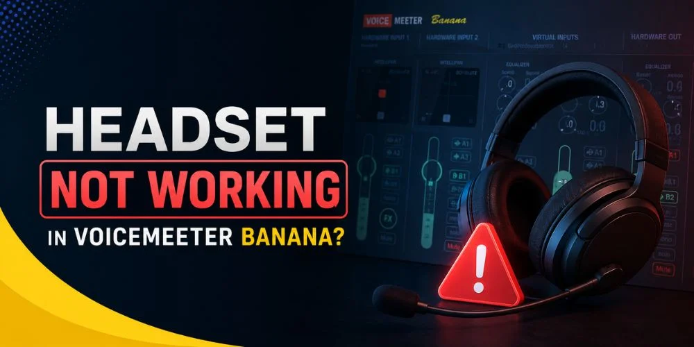 Headset Not Working in VoiceMeeter Banana?