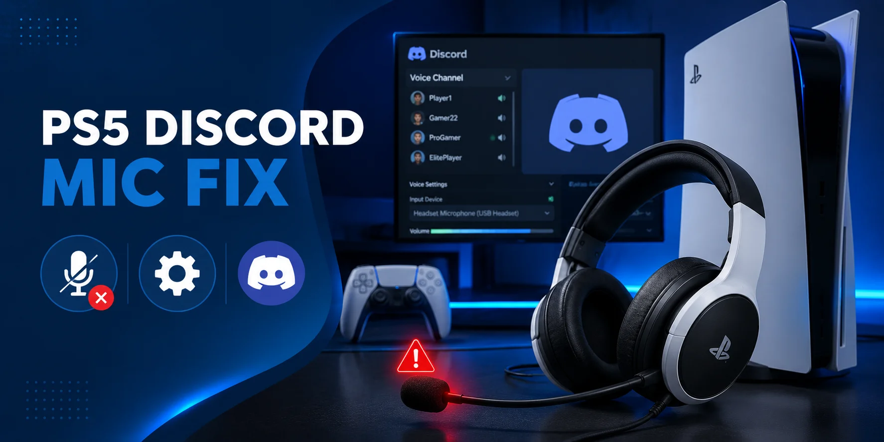 How to Troubleshoot Headset Mic Not Working on PS5 Discord?