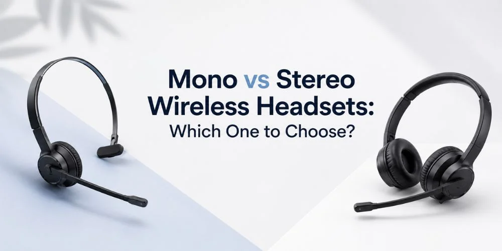 Mono vs Stereo Wireless Headsets: Which One to Choose?