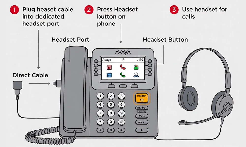 New phone setup with direct-connect cable