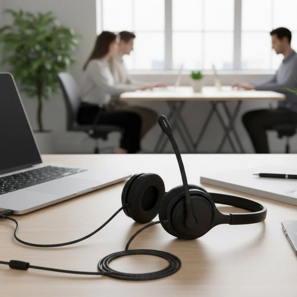 Office corded headsets