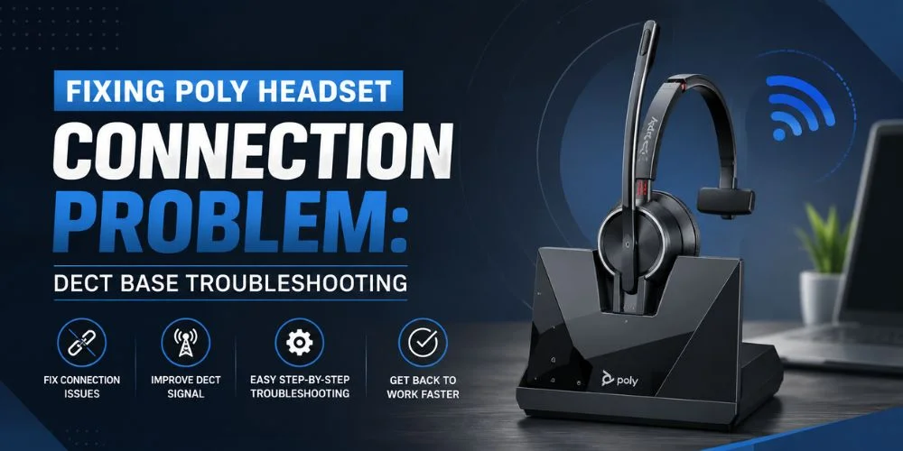 Fixing Poly Headset Connection Problem: DECT Base Troubleshooting