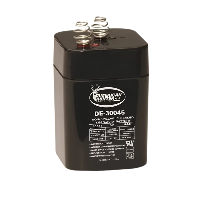 6V 5A Spring Top Rechargable Battery