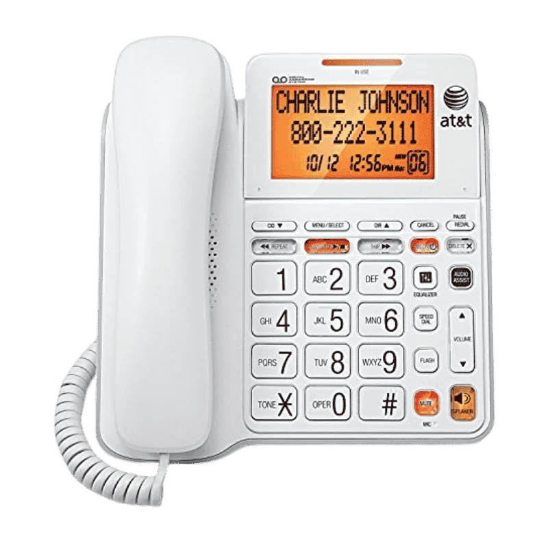 AT&T CL4940 Corded Phone System with Answering Machine