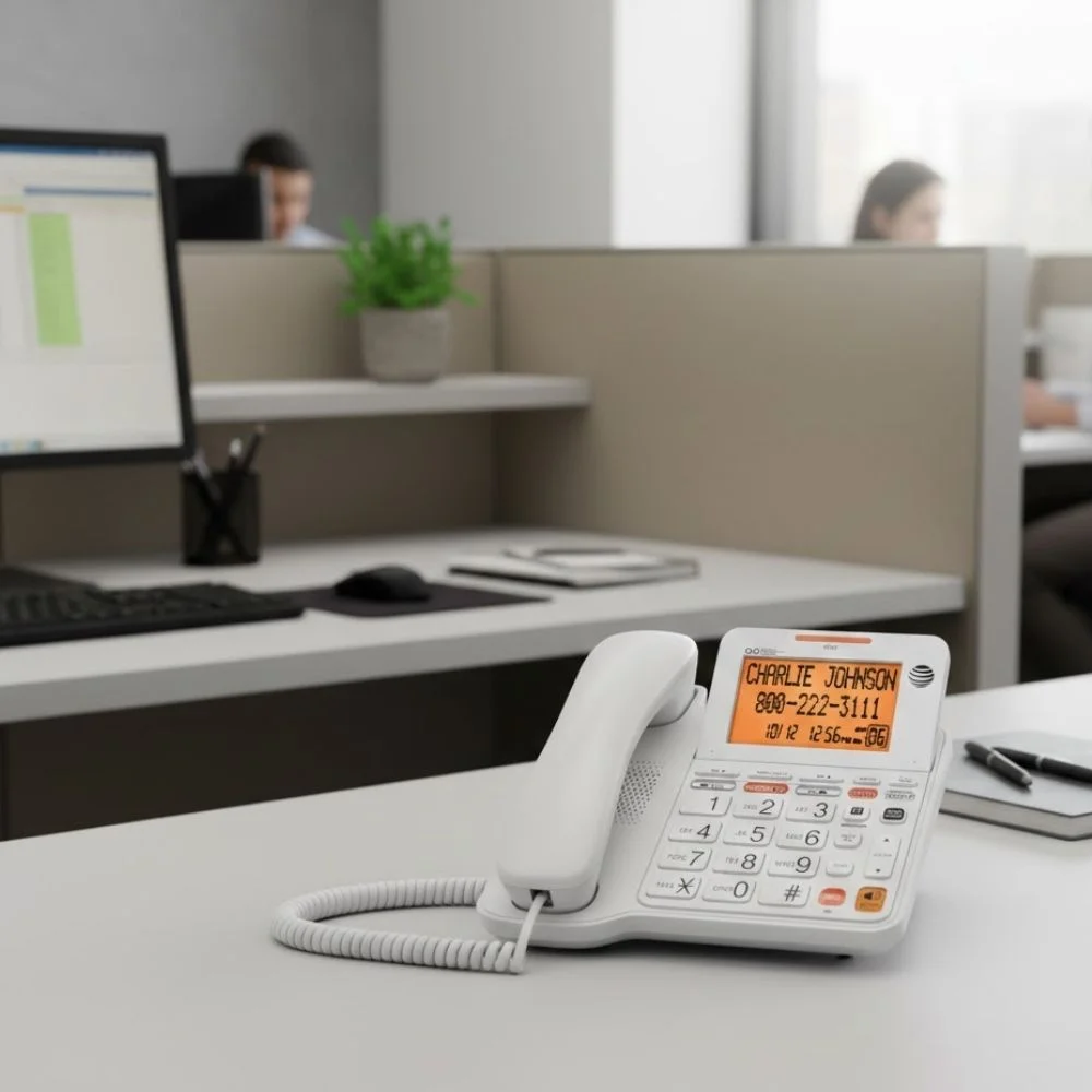 AT&T CL4940 Corded Phone System with Answering Machine