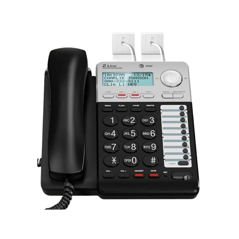 AT&T ML17929 2-Line Corded Office Phone System with Caller ID/Call Waiting
