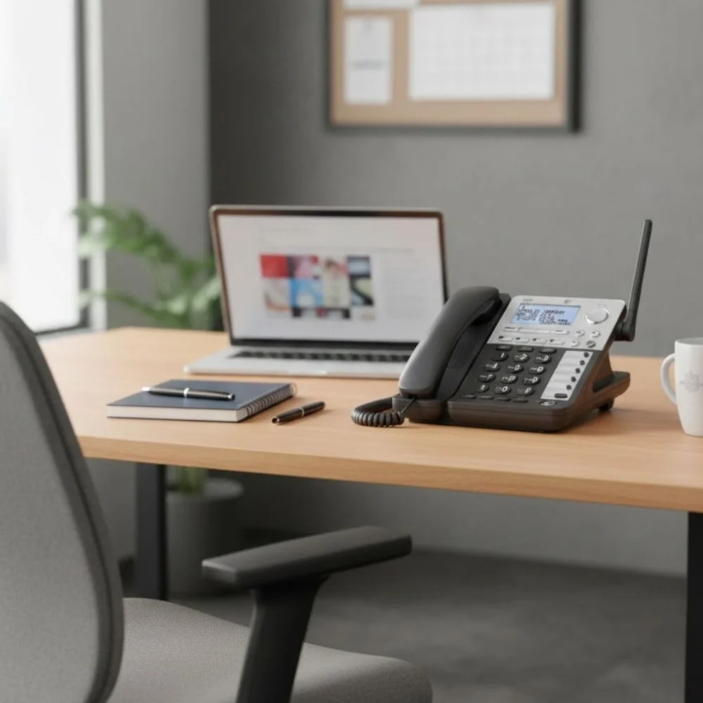 AT&T SynJ 4-lineCordless/Corded Deskset