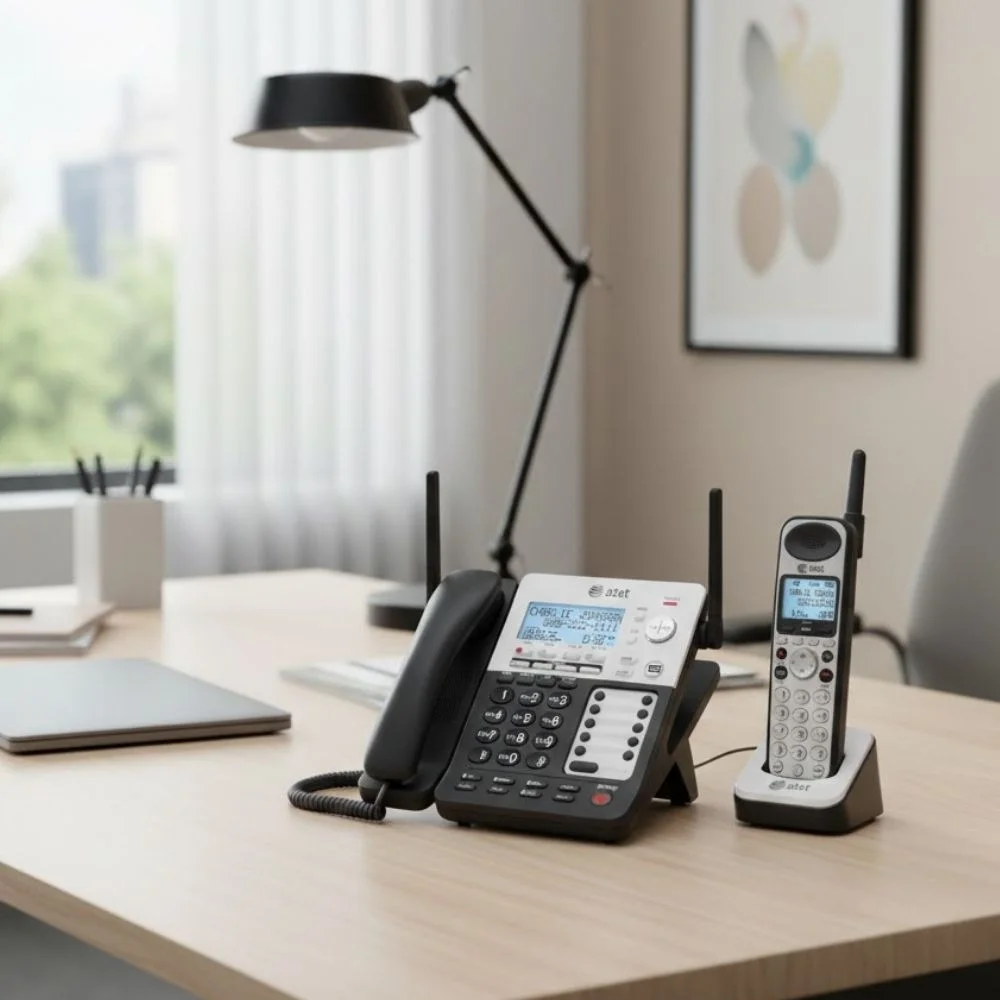 AT&T SynJ 4-Line Corded/Cordless SMB Phone