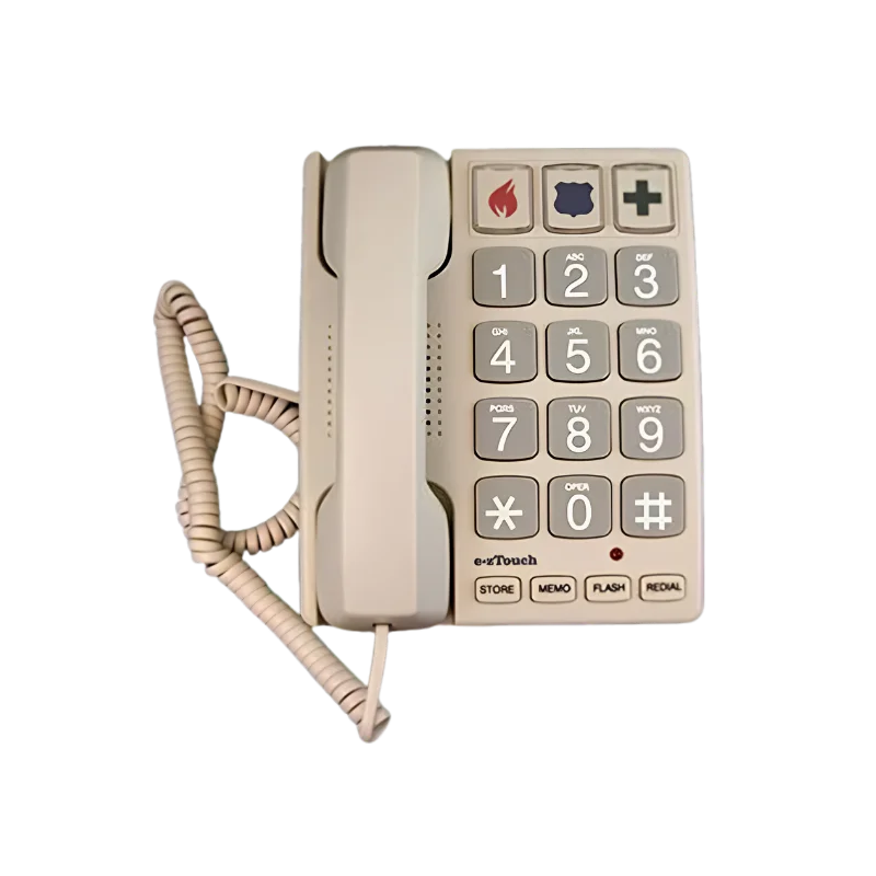 Cortelco Big Button SAND EZ Touch Corded Phone