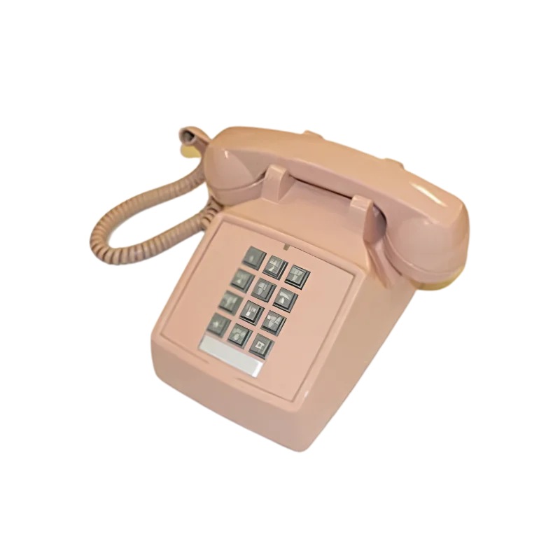 Cortelco Desk Phone with Volume - Beige