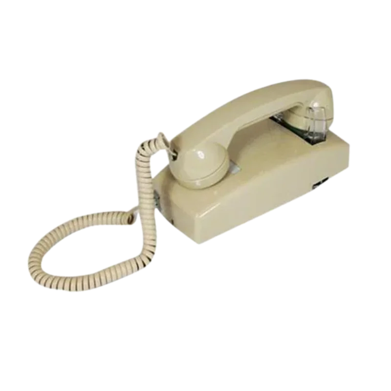 Cortelco No Dial Wall Phone - Ash
