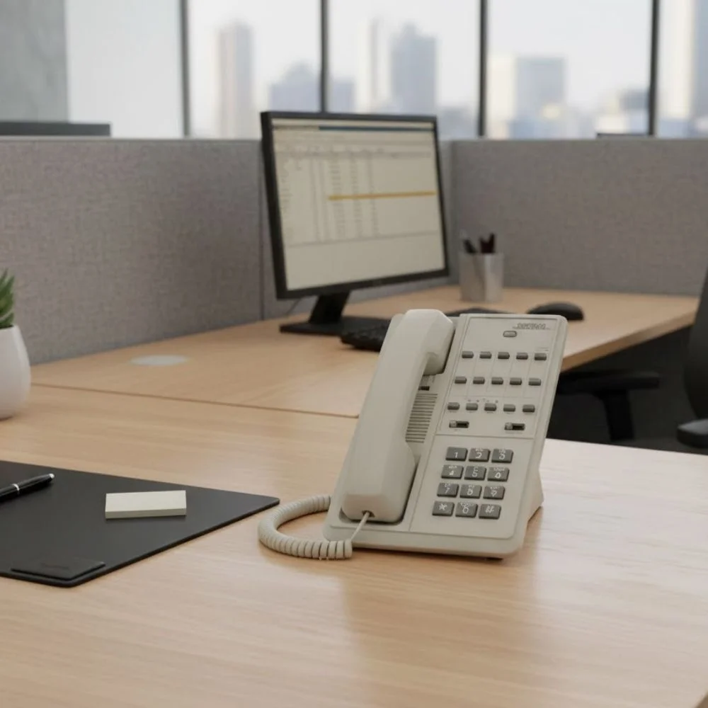 Cortelco Patriot 2-Line Telephone - ASH