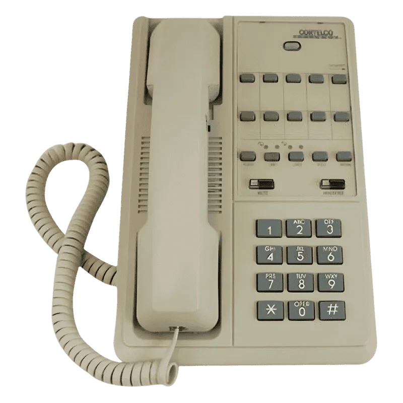 Cortelco Patriot 2-Line Telephone - ASH