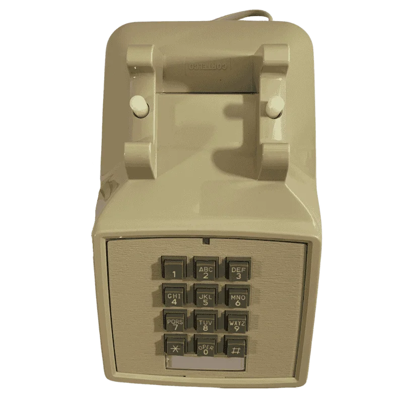 Cortelco Single Line Desk Telephone - Ash