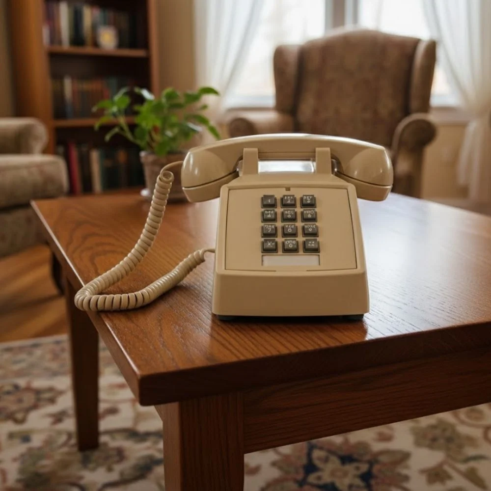 Cortelco Single Line Desk Telephone - Ash