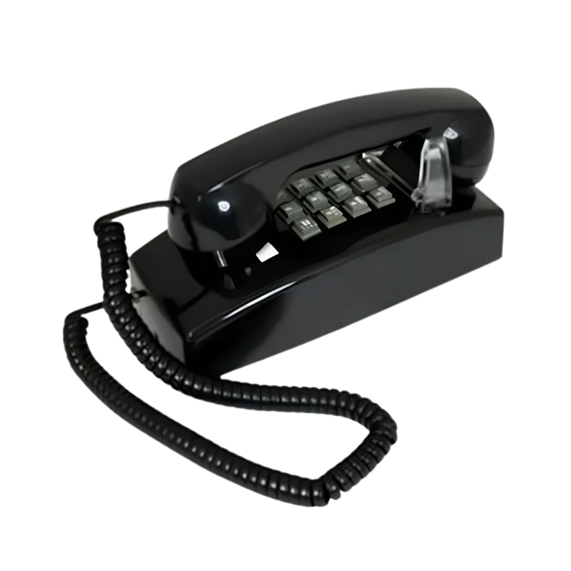 Cortelco Value Line Wall Phone - Black