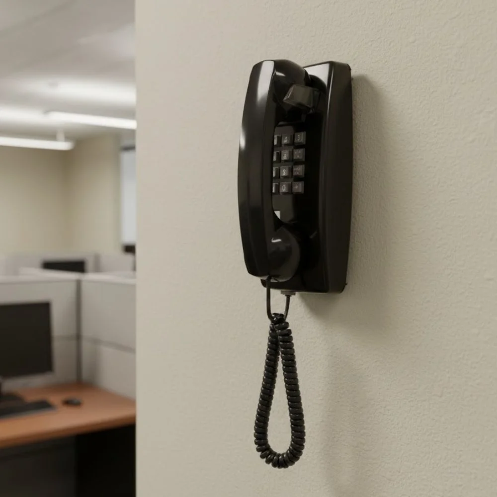 Cortelco ValueLine VOE Wall Phone - Black