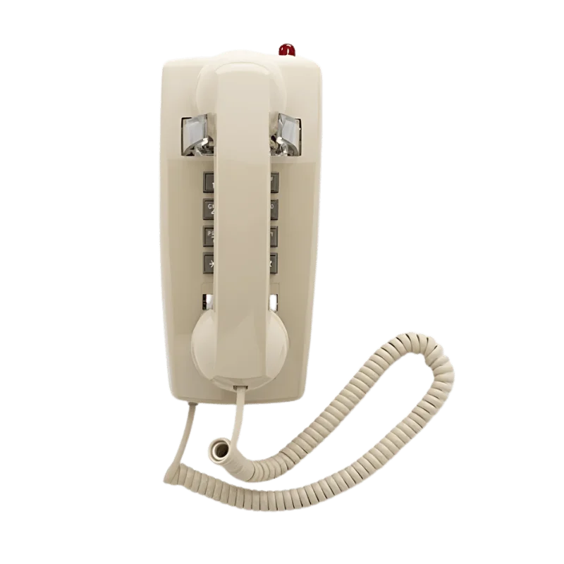 Cortelco Wall Phone with Message Light - Ash