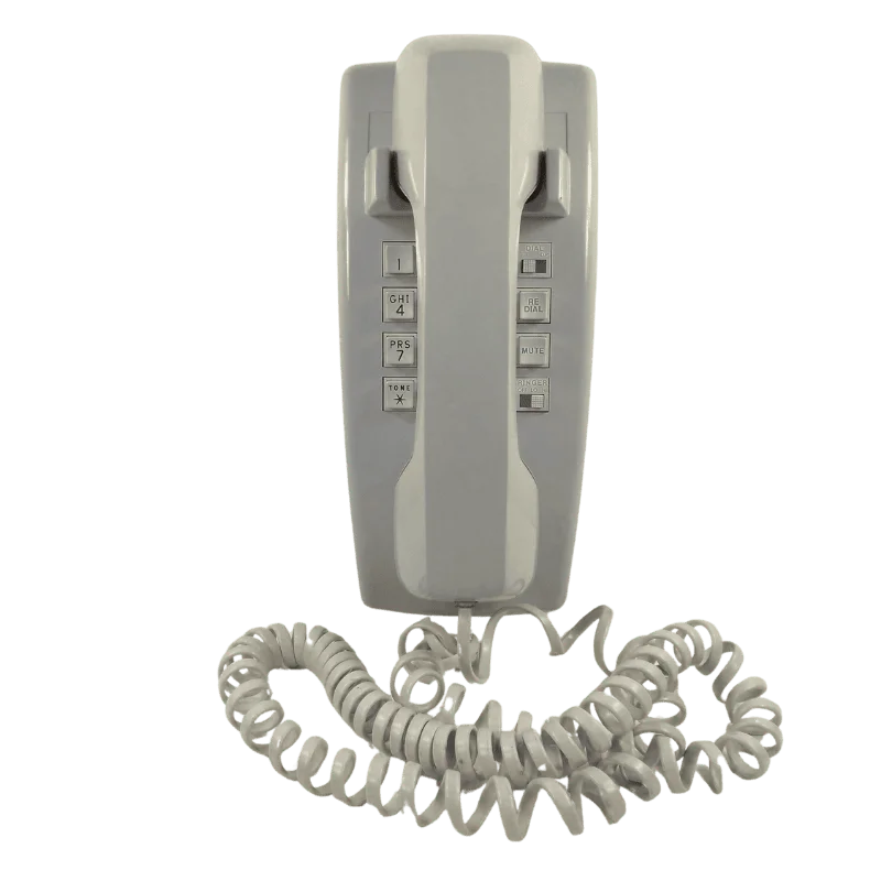 Cortelco Wall Phone with Volume SLATE