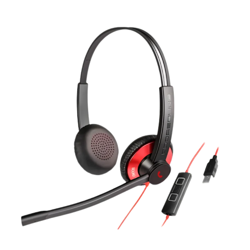 Dual-mic Noise Canceling Binaural UC Hea