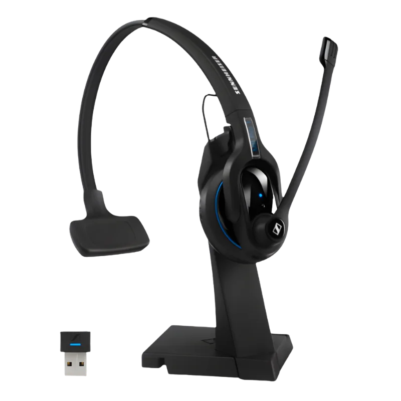 EPOS MB Pro 1 UC ML Bluetooth Headset with Charging Dongle (Optimized for Lync)