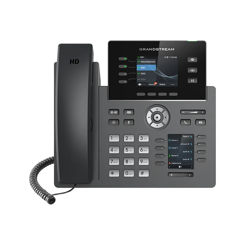 Grandstream GS-GRP2614 Dual LCD Carrier-Grade IP Corded Phone