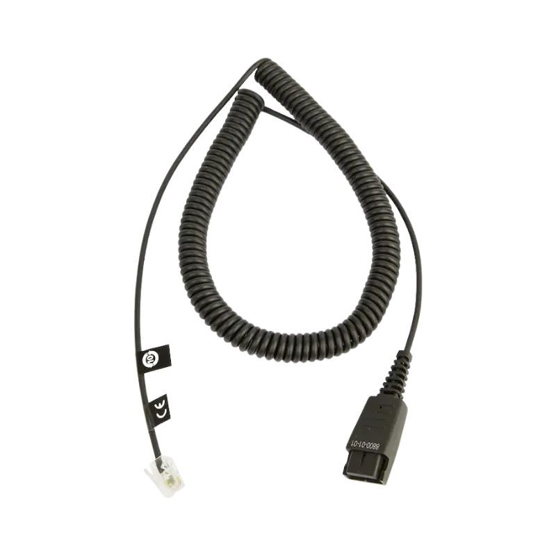 Jabra Direct Connect Cord QD-RJ-9 Coiled Cord
