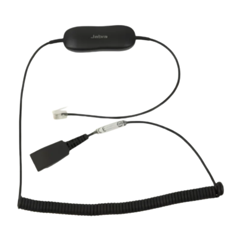 Jabra GN1216 Coiled Cord Headset Adapter for Avaya 1600/9600 Desk Phones
