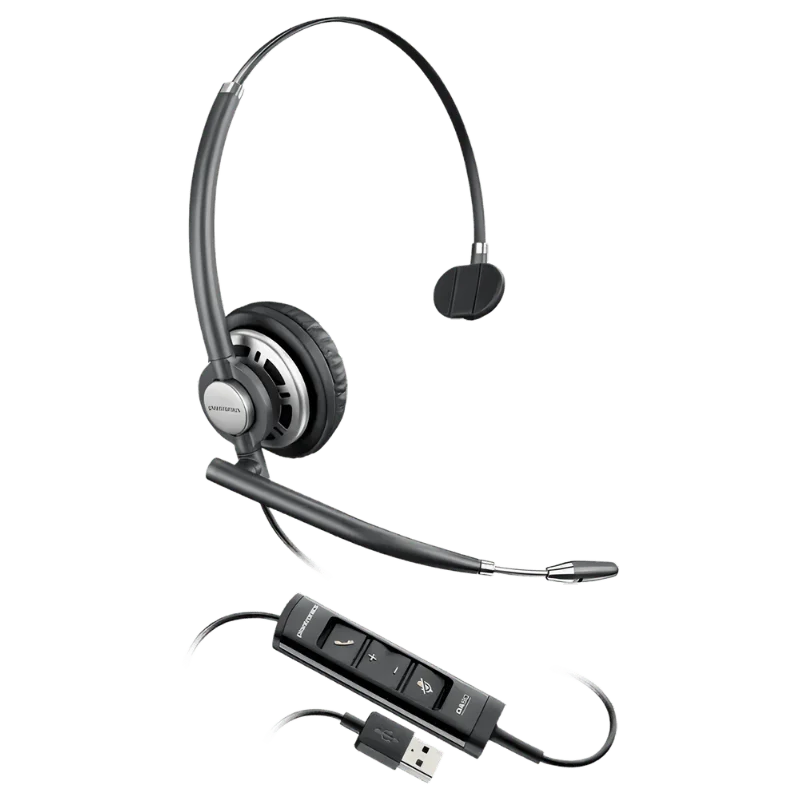 Plantronics ENCOREPRO HW715 Monaural USB Corded Headset