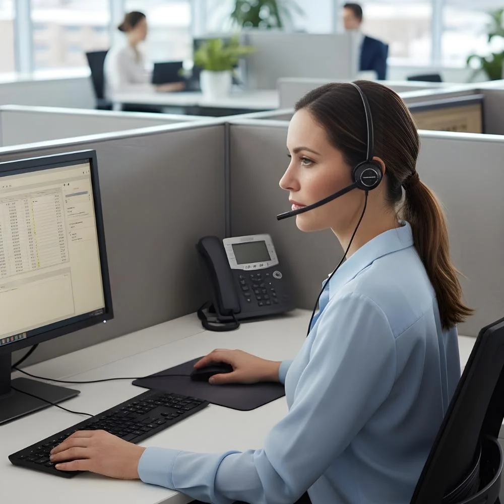 Plantronics Headband Behind-The-Neck Encorepro HW540 Corded Headset