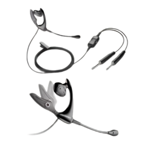 Plantronics ms200 Commercial Aviation Corded Headset