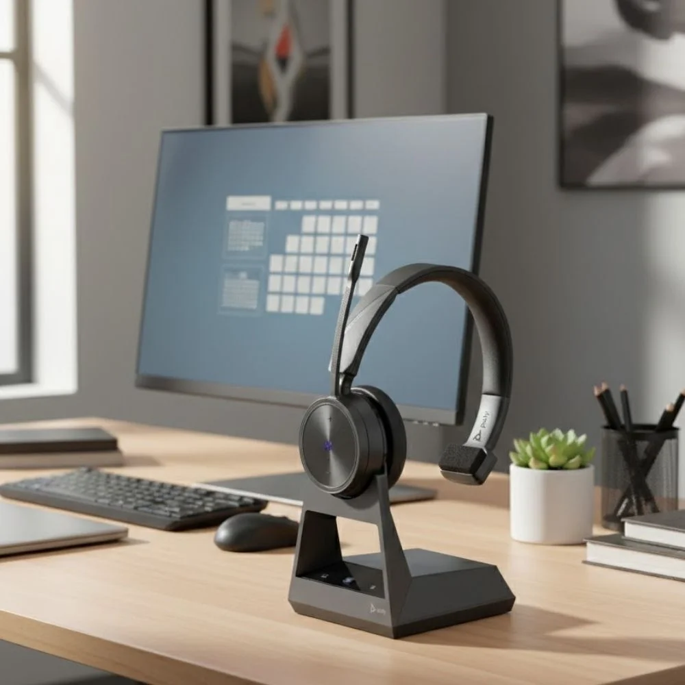 Plantronics Voyager 4210 USB-A 2-Way Base Bluetooth Headset