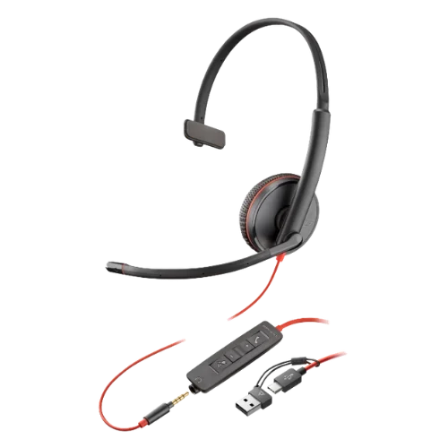 Poly (Plantronics) Blackwire 3215 Mono Wired Headset