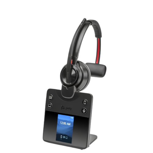 Poly Savi 7410 Office Monaural Microsoft Teams Certified DECT Wireless Headset