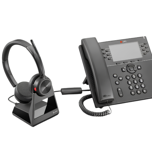 Poly Savi 7420 Office Stereo Wireless DECT Headset