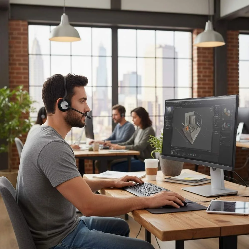 Jabra BIZ 2300 USB Duo UC Wired Headset