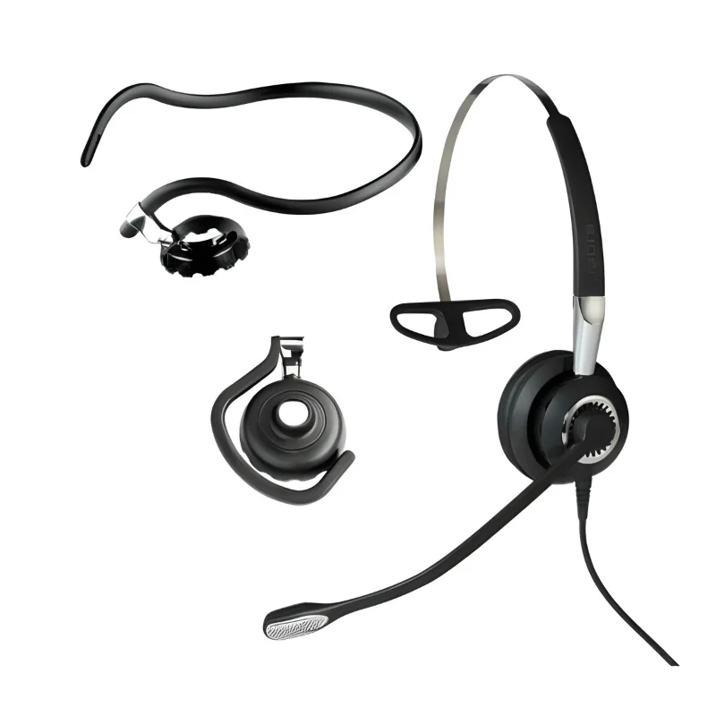 Jabra BIZ 2400 II 3 in 1 Mono Corded Headset with Noise-Cancelling Microphone