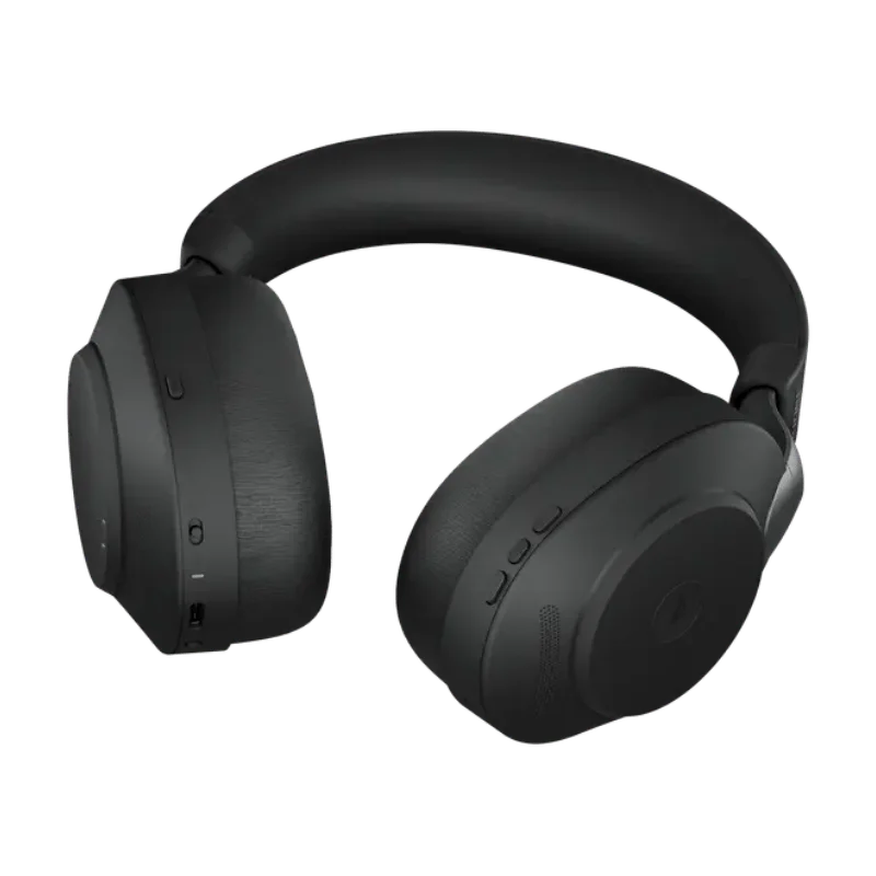 Jabra Evolve2 85 Link 380C MS Stereo Wireless Headset w/ Stand - Black