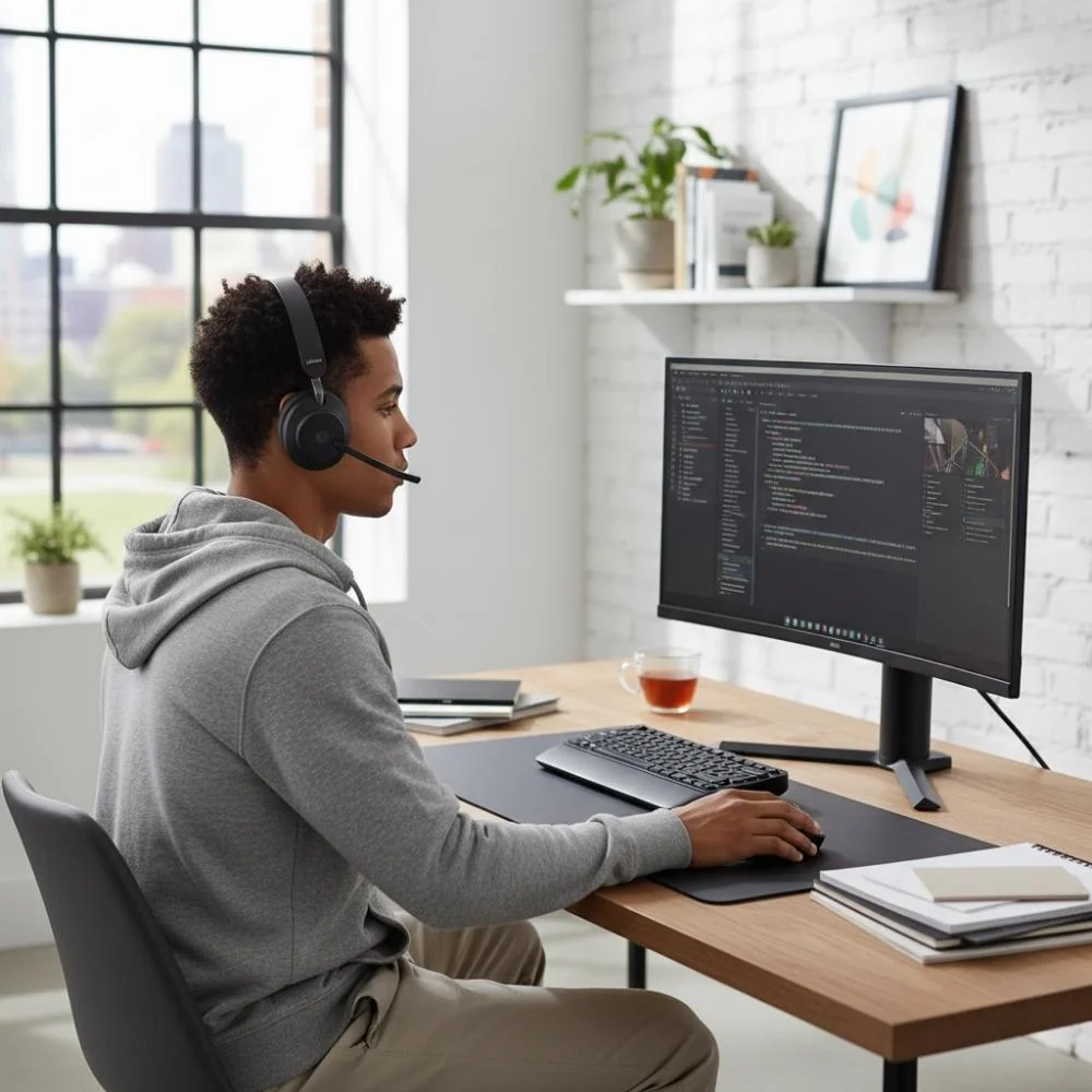 Jabra Evolve2 85 Link 380A MS Stereo Black Wireless Headset