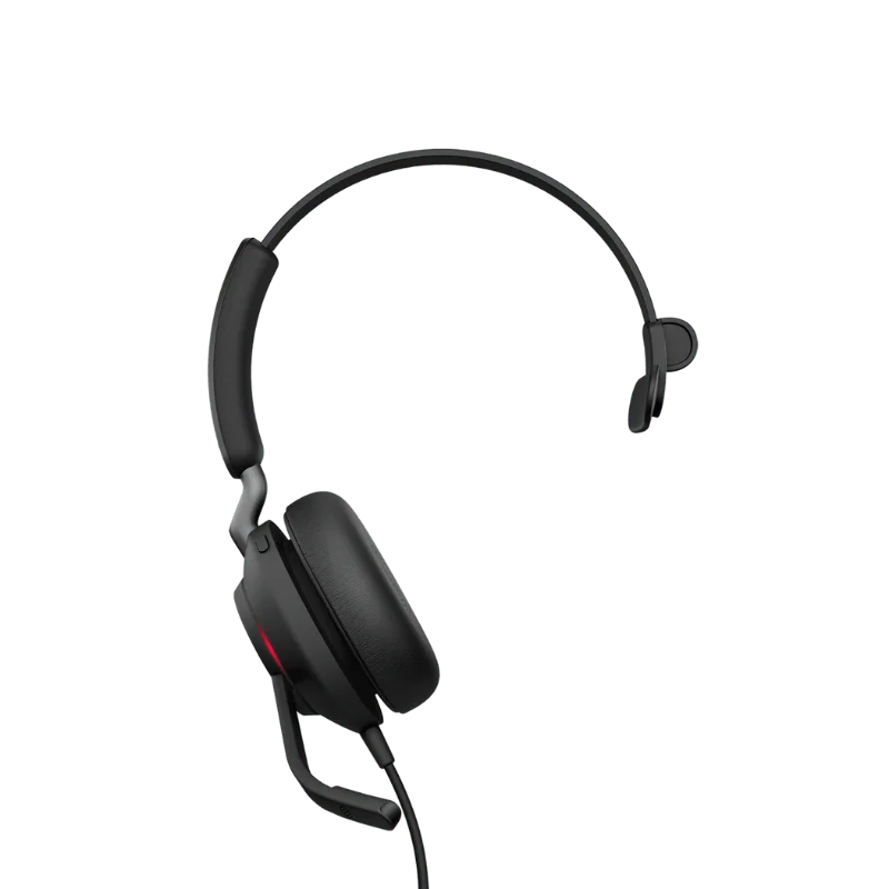 Jabra Evolve2 65 Link 380C MS Mono Bluetooth Wireless Headset - Black