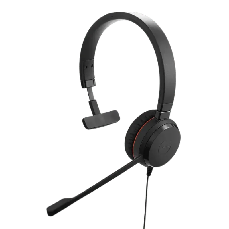 Jabra Evolve2 65 Link 380A MS Mono Wireless Headset - Black