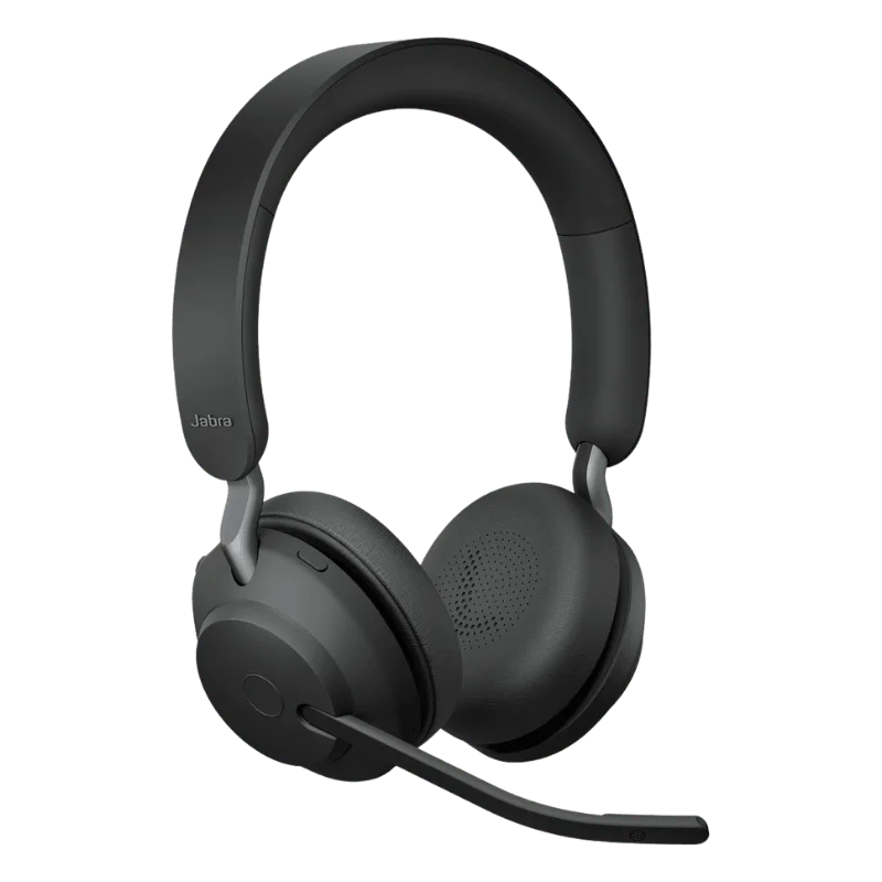 Jabra Evolve2 65 Link 380A UC Stereo Bluetooth Wireless headset - Black