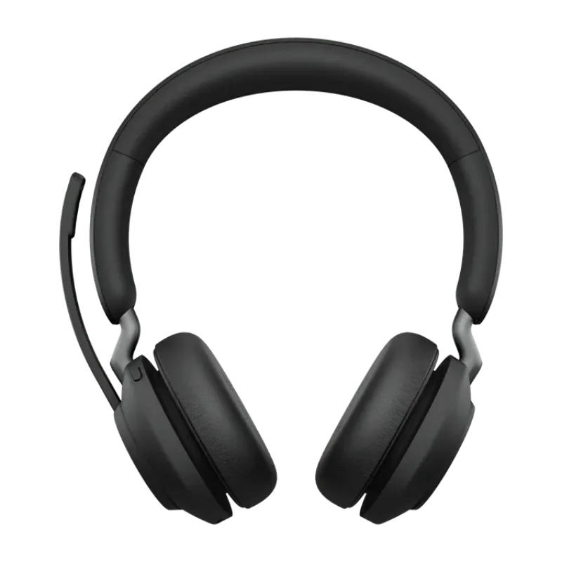 Jabra Evolve2 65 Link 380A UC Mono Wireless Headset with Stand - Black