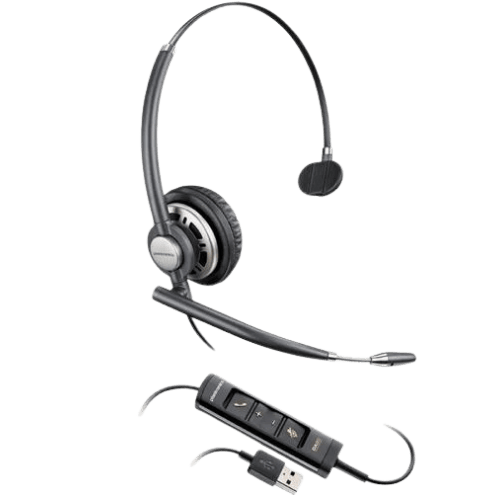 Plantronics ENCOREPRO HW715 Monaural USB Corded Headset