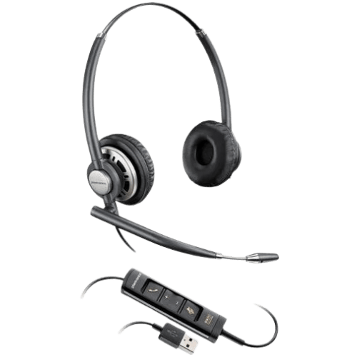 Plantronics ENCOREPRO HW725 Binaural USB Corded Headset